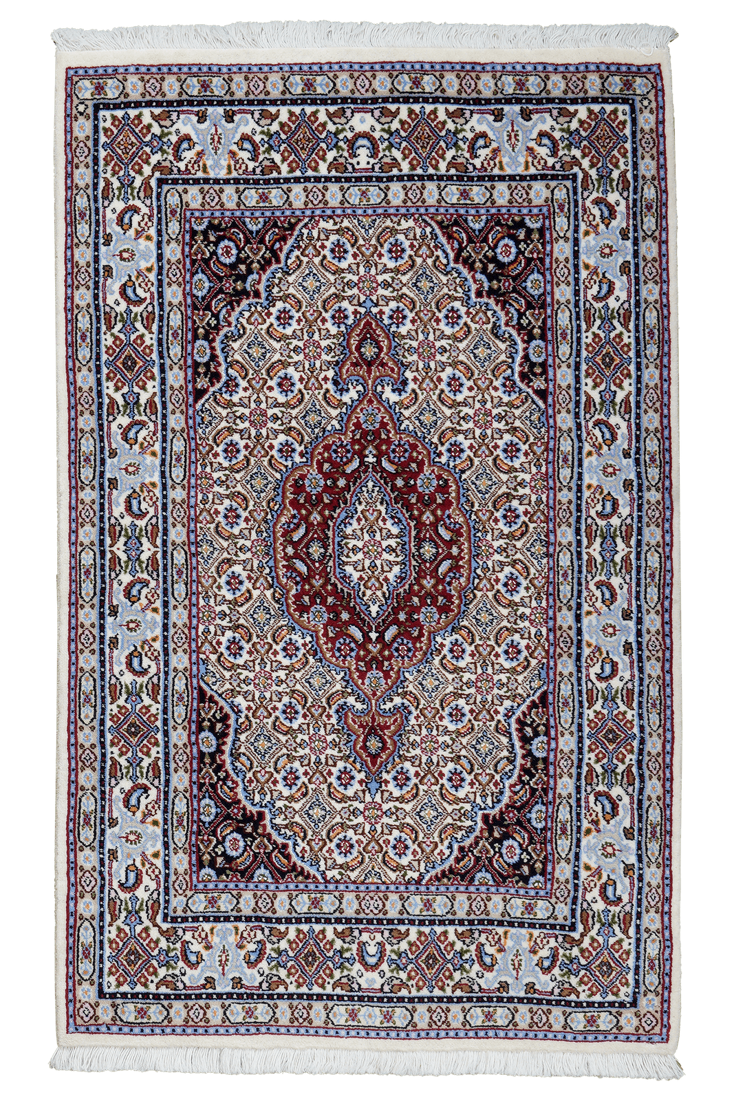 Moud Mahi — Hand-knotted, 74x118 cm, Beige, 100% Virgin Wool | Main view