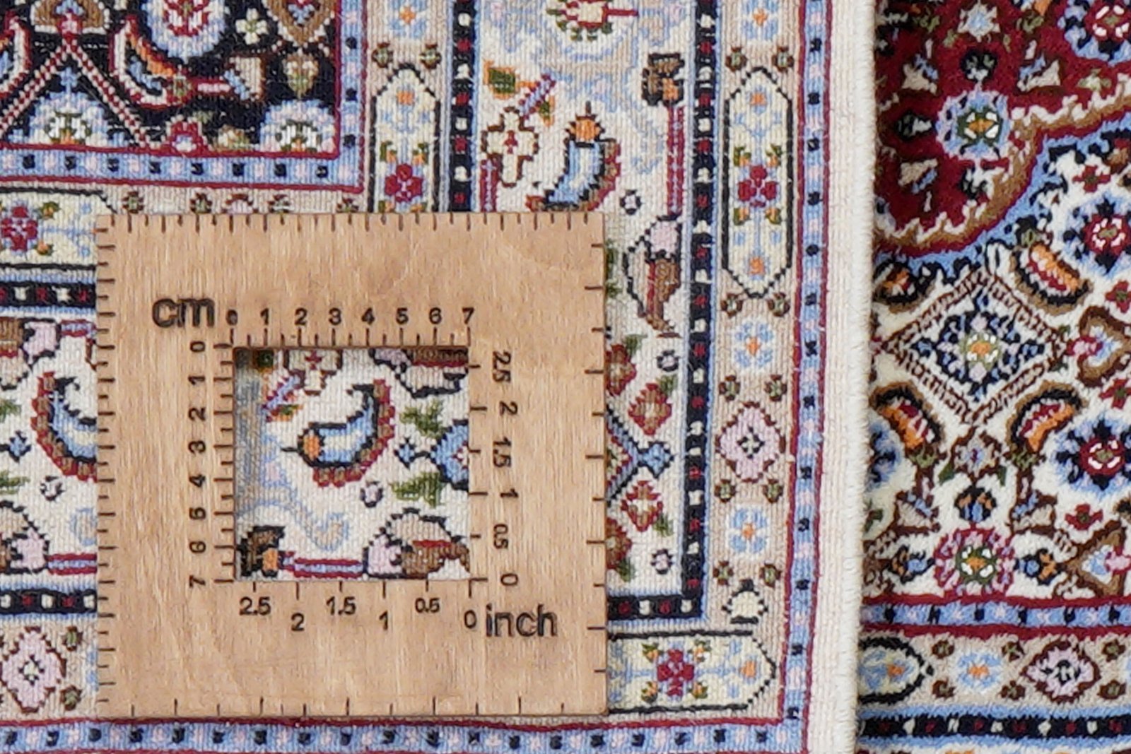 Moud Mahi — Hand-knotted, 74x118 cm, Beige, 100% Virgin Wool | View 8