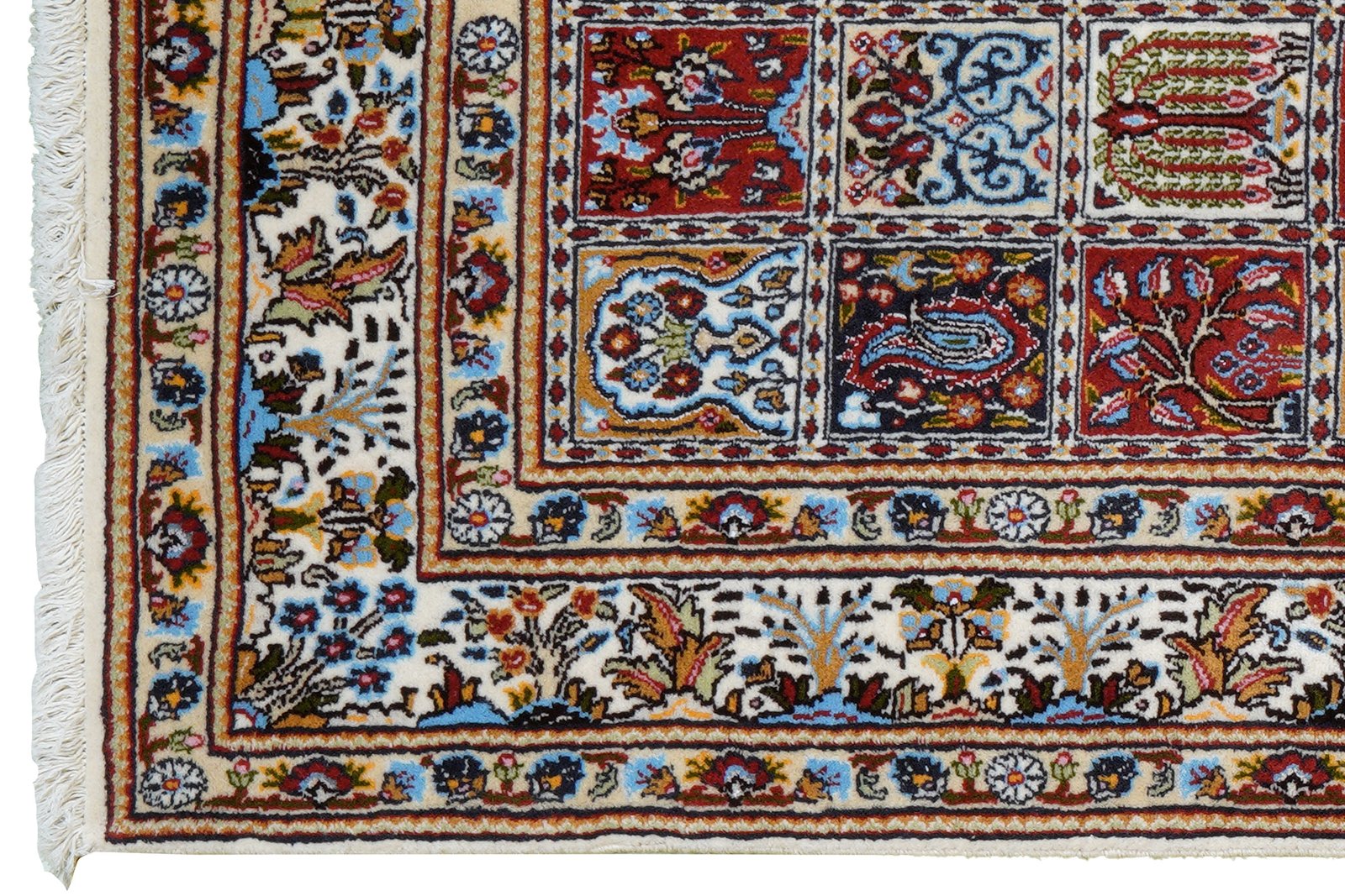 Moud Felder — Hand-knotted, 95x142 cm, Multicolor, 100% Virgin Wool | View 3