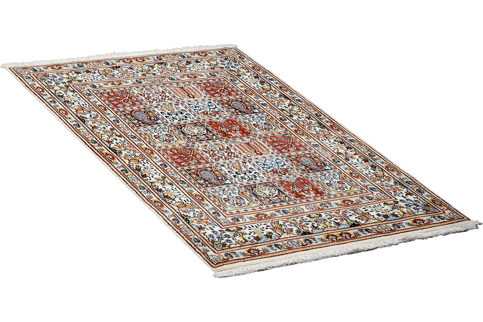 Moud Felder — Hand-knotted, 95x142 cm, Multicolor, 100% Virgin Wool | View 4