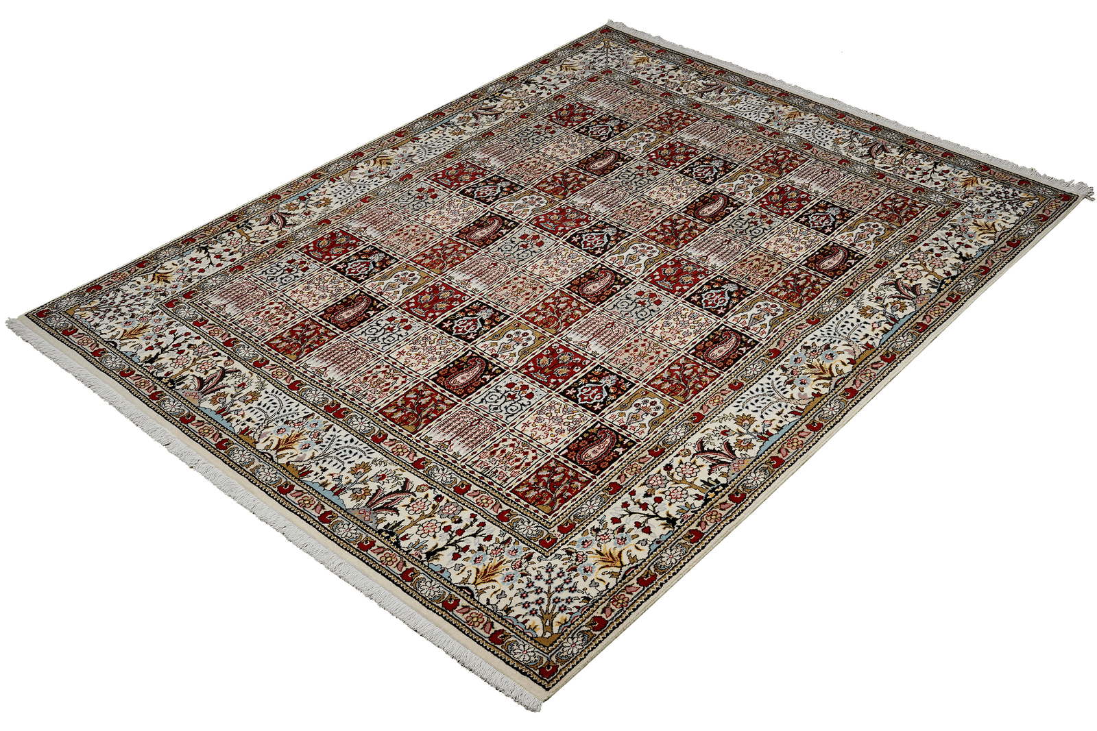 Moud Felder — Hand-knotted, 201x252 cm, Multicolor, 100% Virgin Wool | View 5