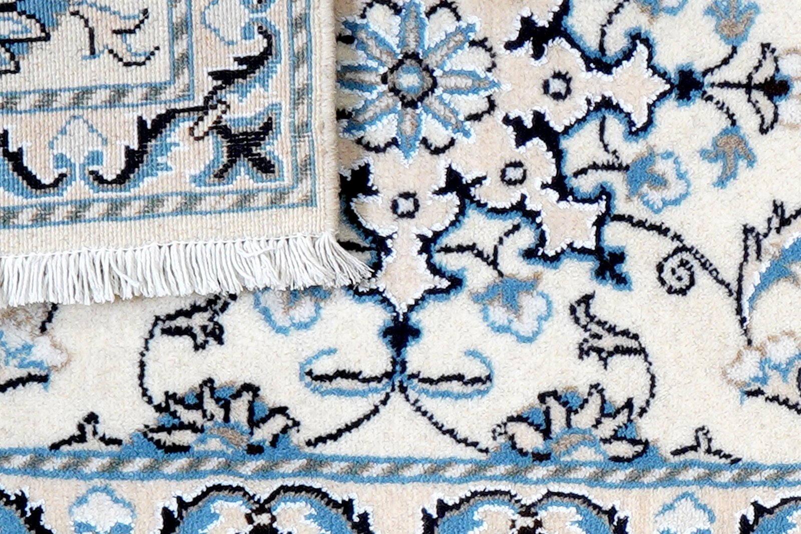Nain 12La — Hand-knotted, 57x85 cm, Multicolor, 100% Virgin Wool | View 7