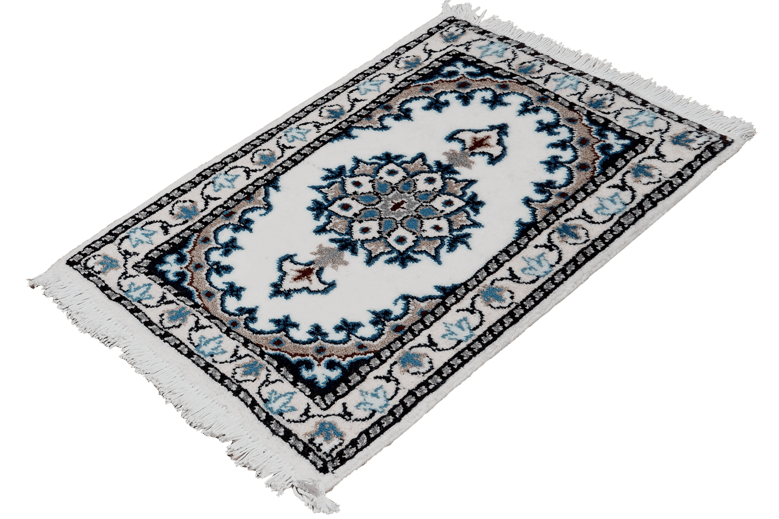 Nain 12La — Hand-knotted, 38x60 cm, Beige, 100% Virgin Wool | View 5