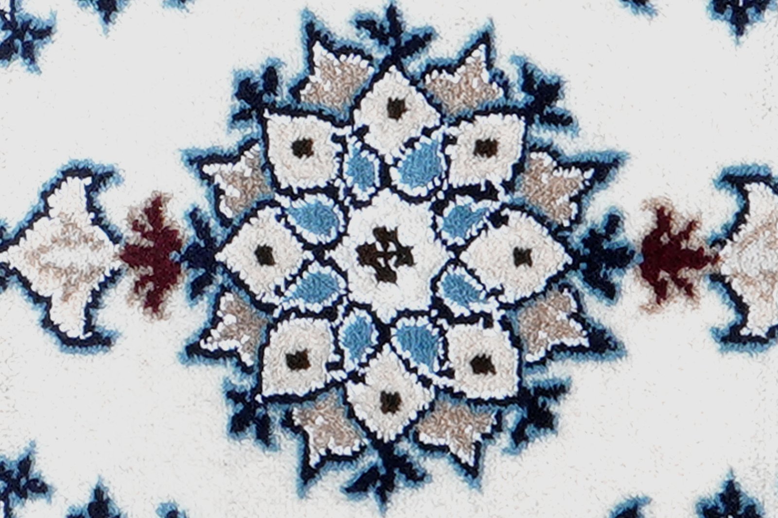 Nain 12La — Hand-knotted, 39x62 cm, Beige, 100% Virgin Wool | View 6