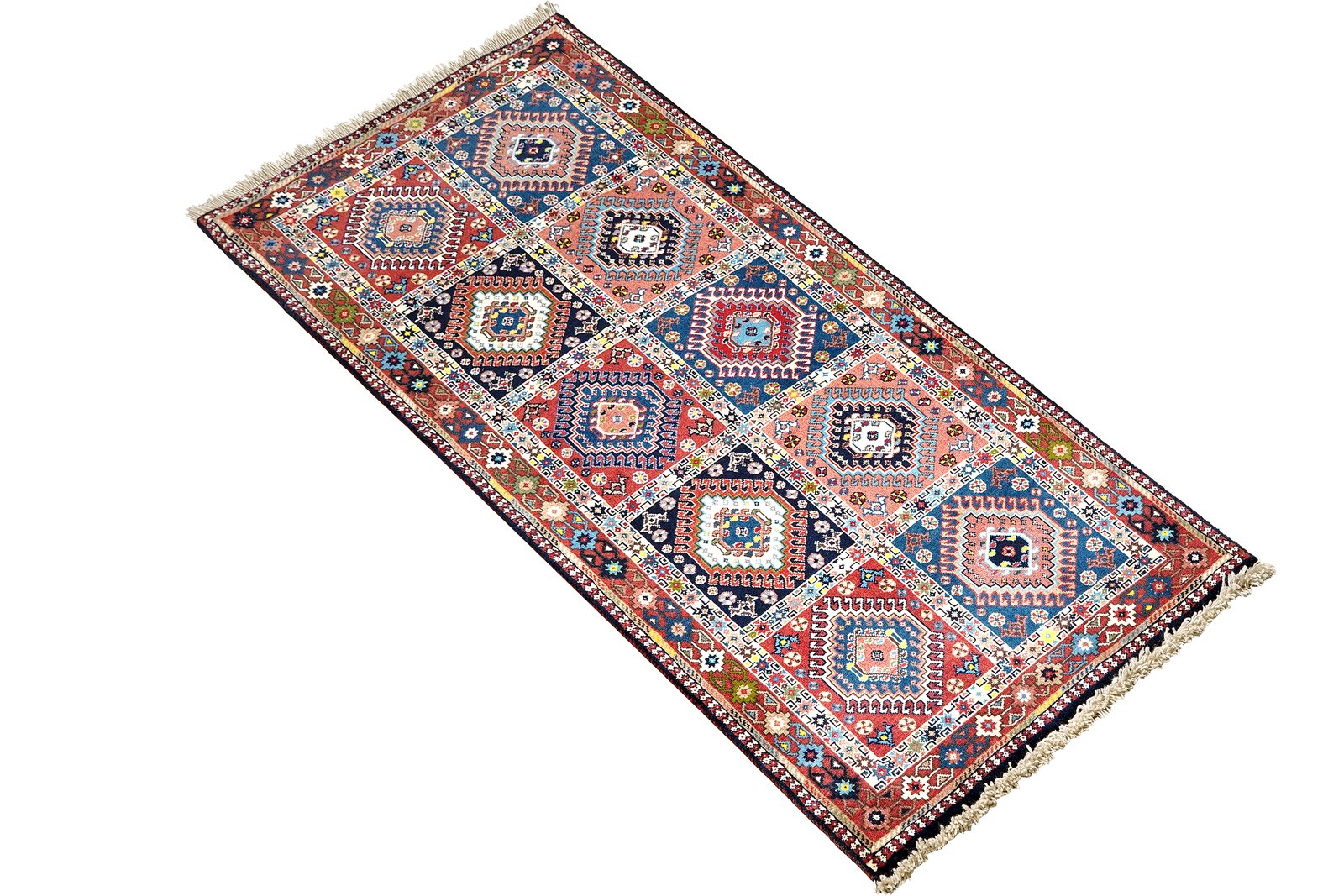 Yalameh — Hand-knotted, 82x203 cm, Multicolor, 100% Virgin Wool | View 4