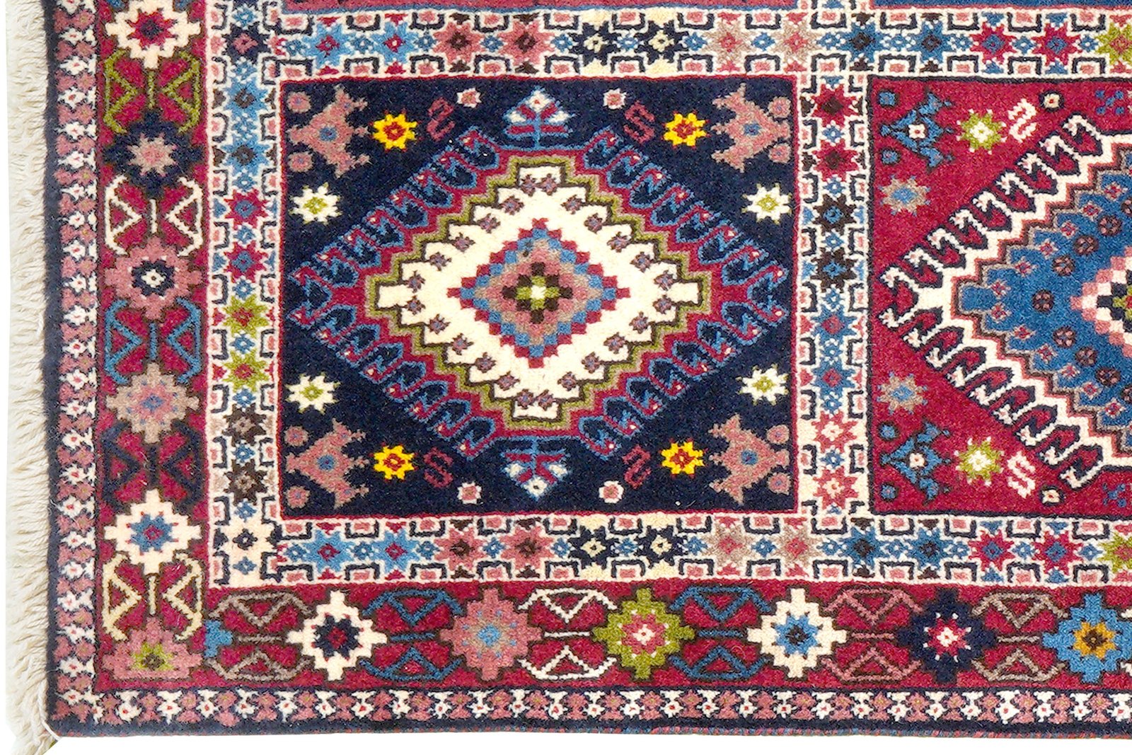 Yalameh — Hand-knotted, 82x133 cm, Multicolor, 100% Virgin Wool | View 3