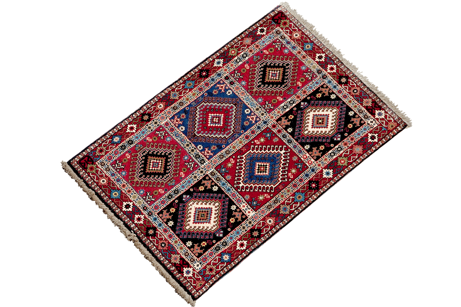 Yalameh — Hand-knotted, 82x133 cm, Multicolor, 100% Virgin Wool | View 5