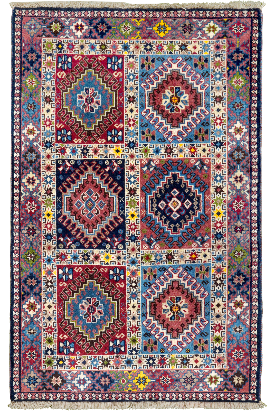 Yalameh — Hand-knotted, 85x130 cm, Multicolor, 100% Virgin Wool | Main view