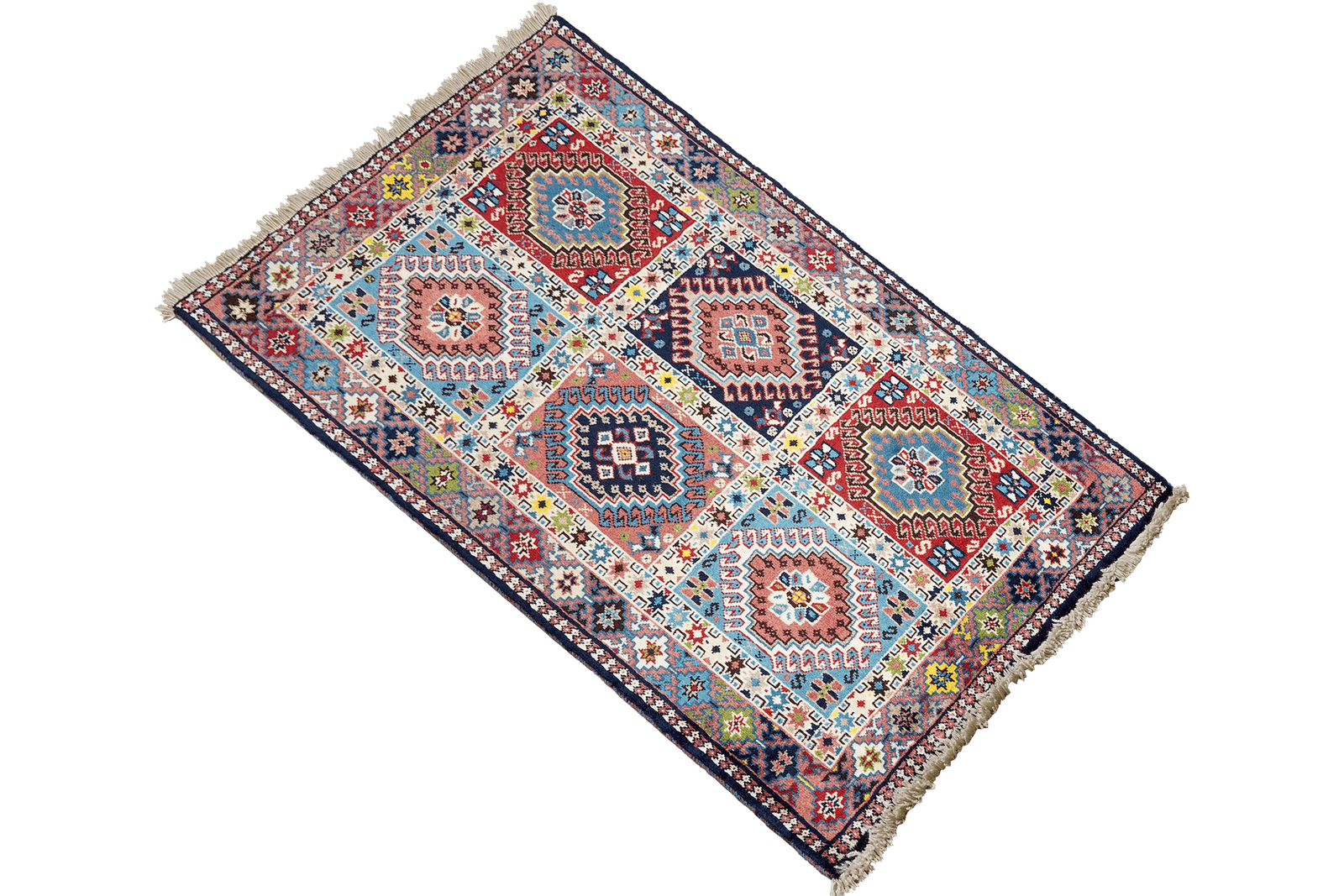 Yalameh — Hand-knotted, 85x130 cm, Multicolor, 100% Virgin Wool | View 4