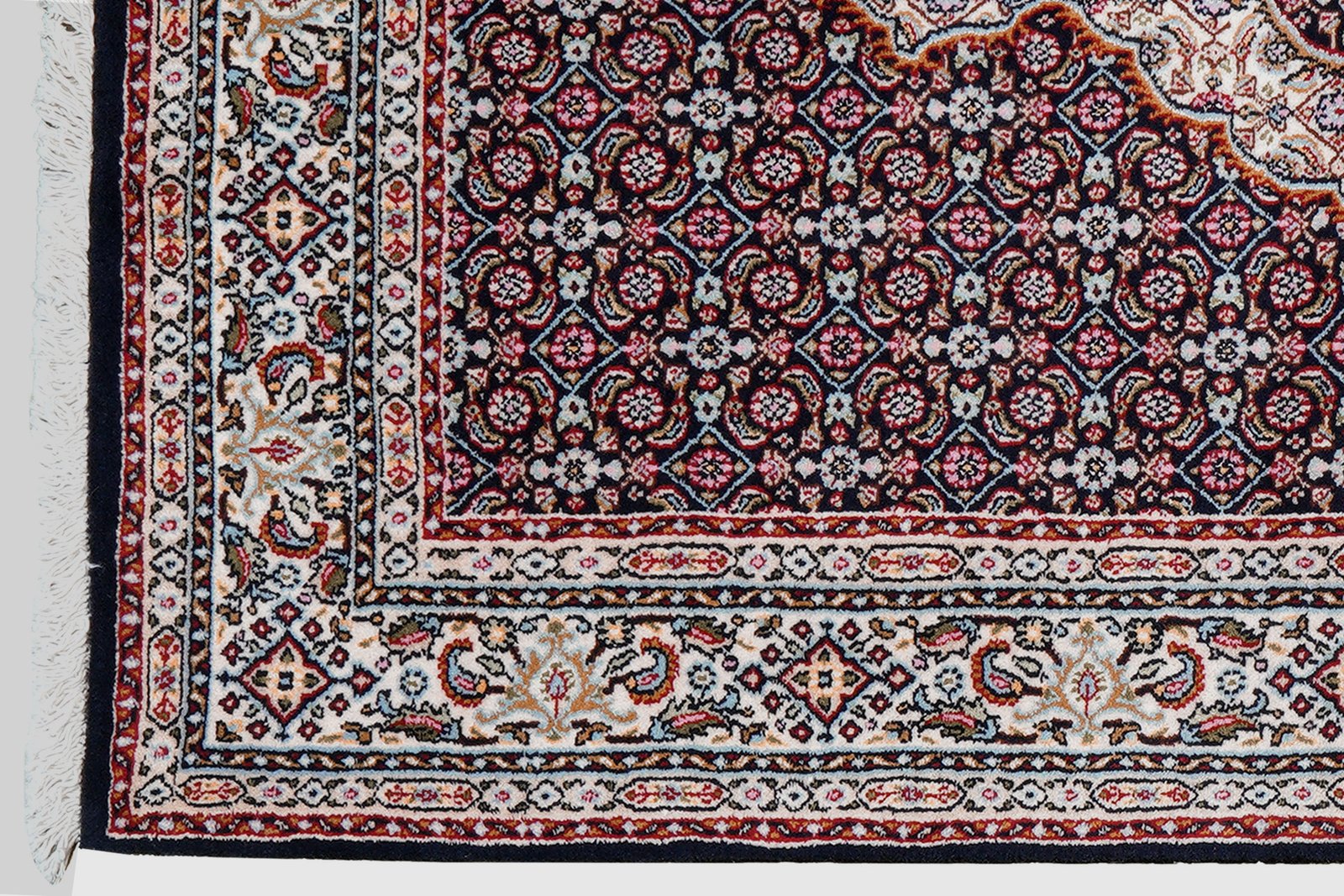 Moud Mahi — Hand-knotted, 94x150 cm, Blue, 100% Virgin Wool | View 3