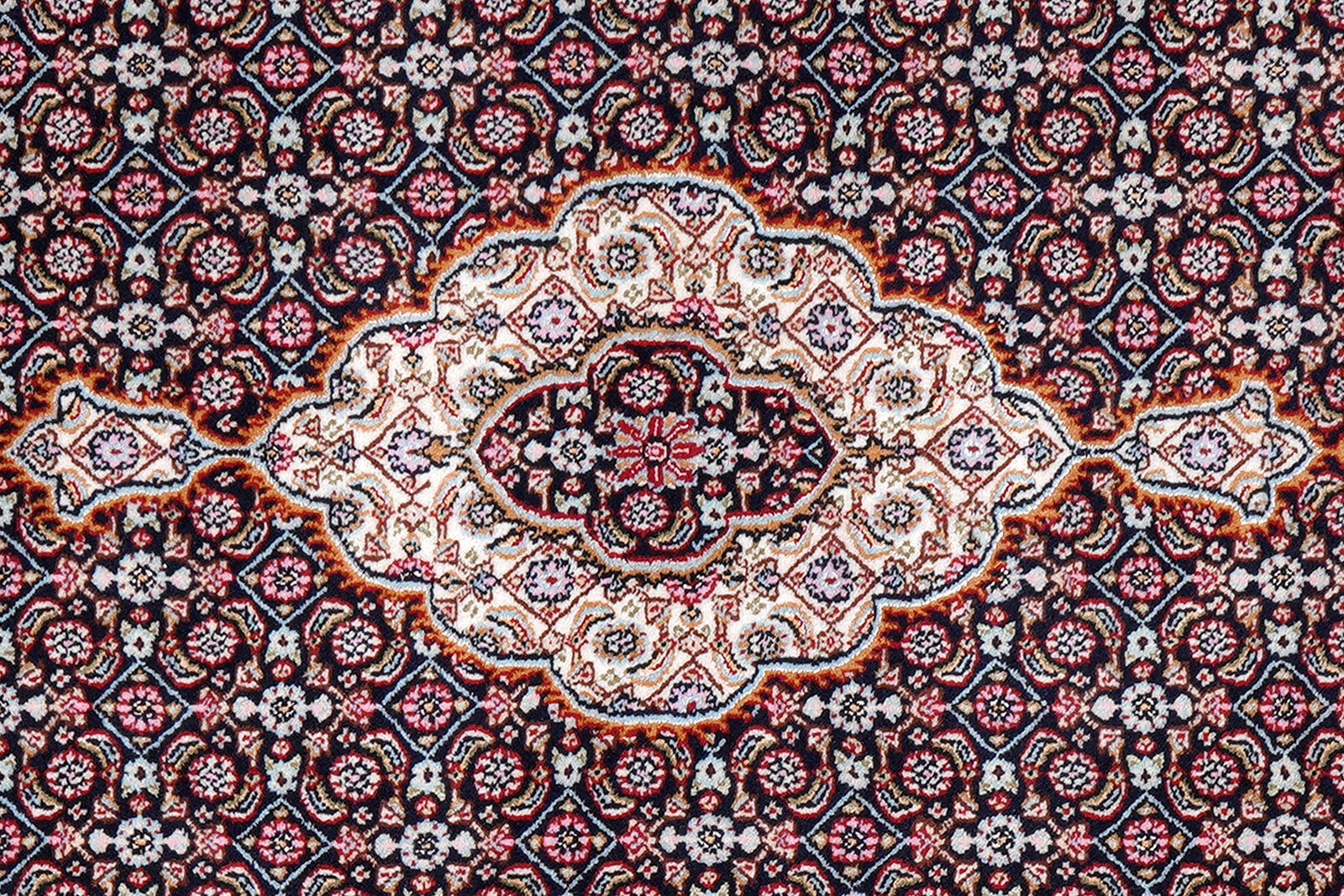 Moud Mahi — Hand-knotted, 94x150 cm, Blue, 100% Virgin Wool | View 6