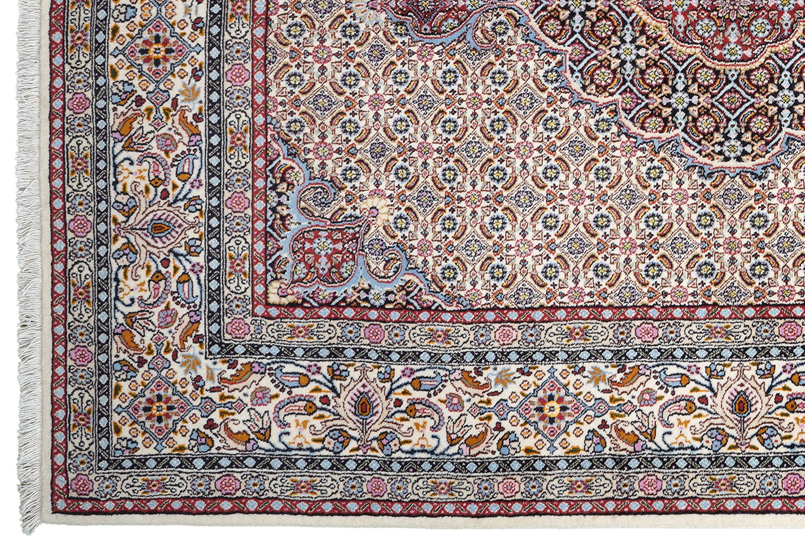 Moud Mahi — Hand-knotted, 143x193 cm, Beige, 100% Virgin Wool | View 3