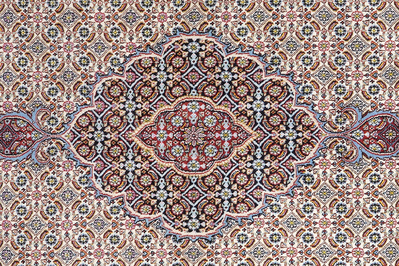 Moud Mahi — Hand-knotted, 143x193 cm, Beige, 100% Virgin Wool | View 6