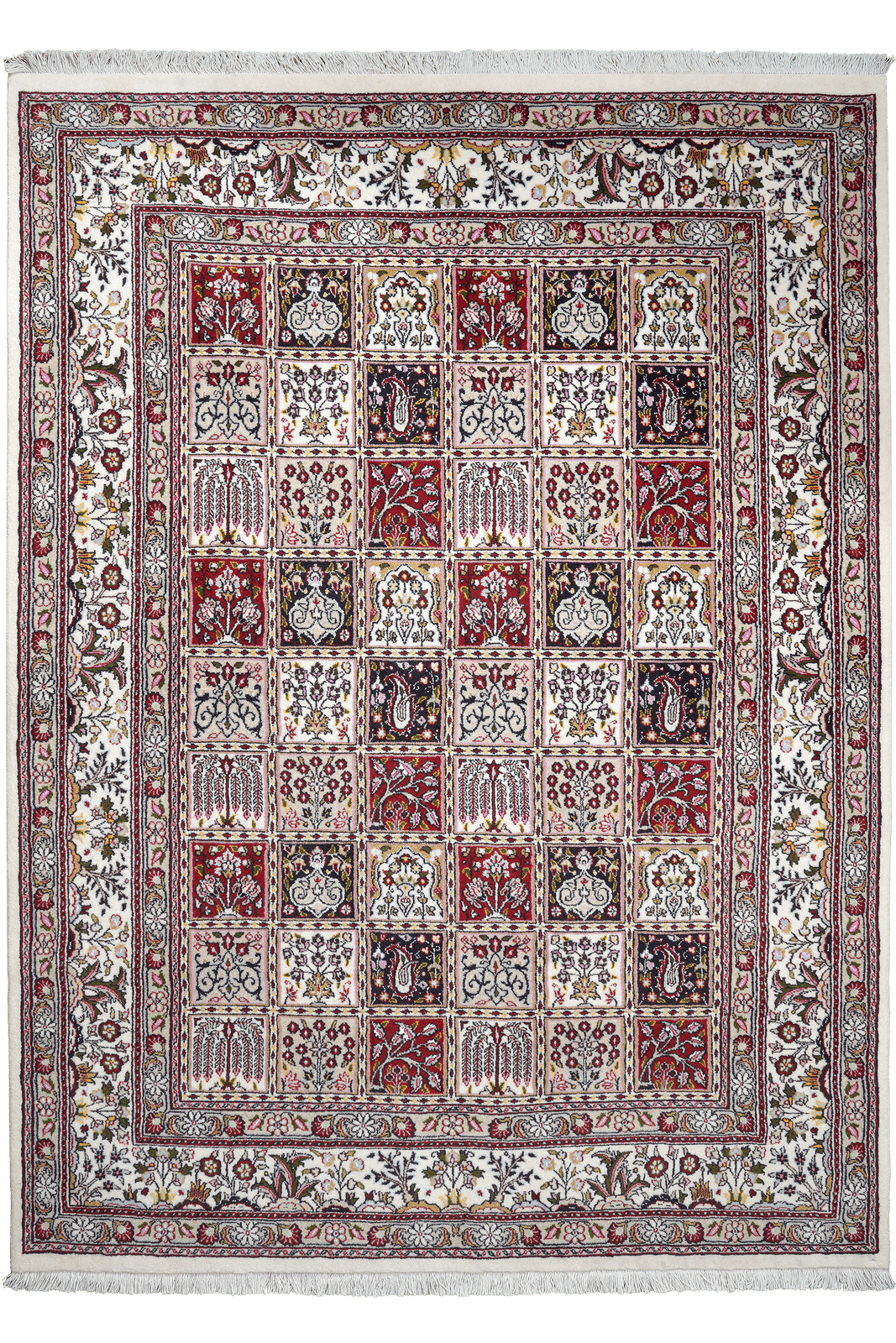 Moud Felder — Hand-knotted, 143x201 cm, Multicolor, 100% Virgin Wool | Main view