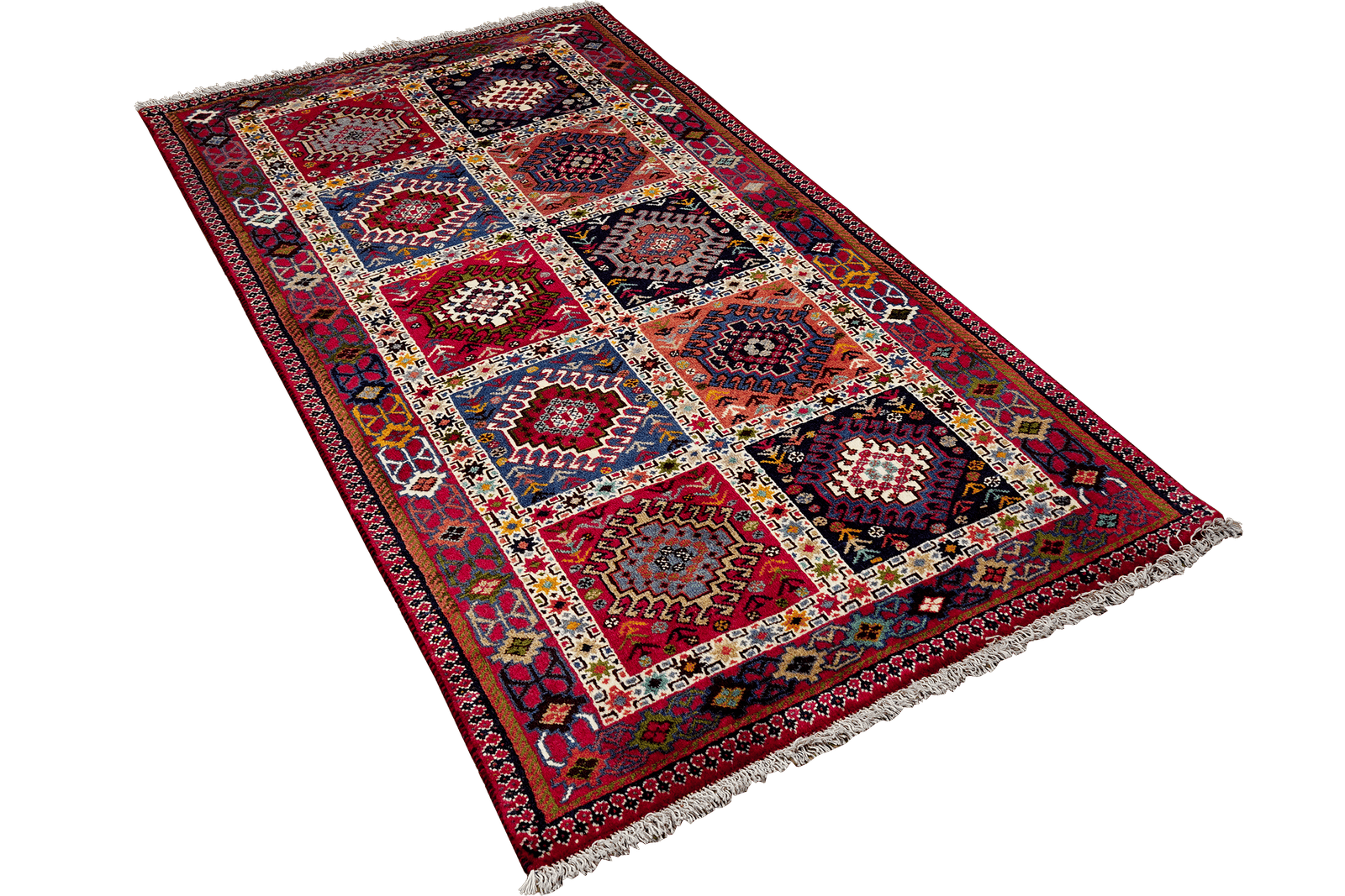 Yalameh — Hand-knotted, 80x195 cm, Multicolor, 100% Virgin Wool | View 4