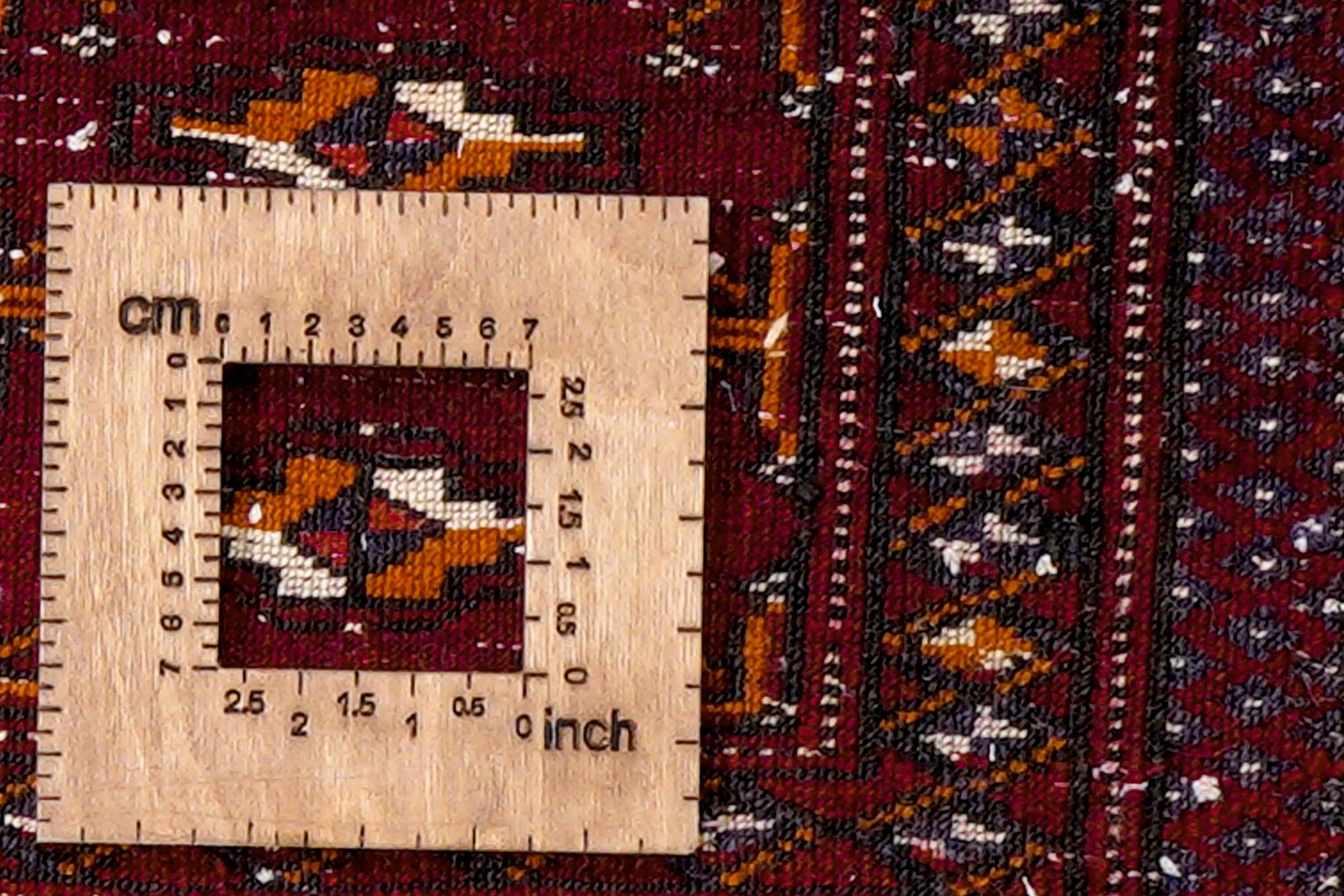 Turkman — Hand-knotted, 92x41 cm, Red, 100% Virgin Wool | View 8
