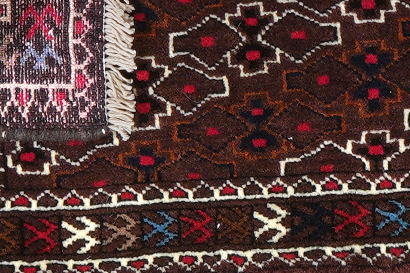 Turkman — Hand-knotted, 64x30 cm, Multicolor, 100% Virgin Wool | View 7