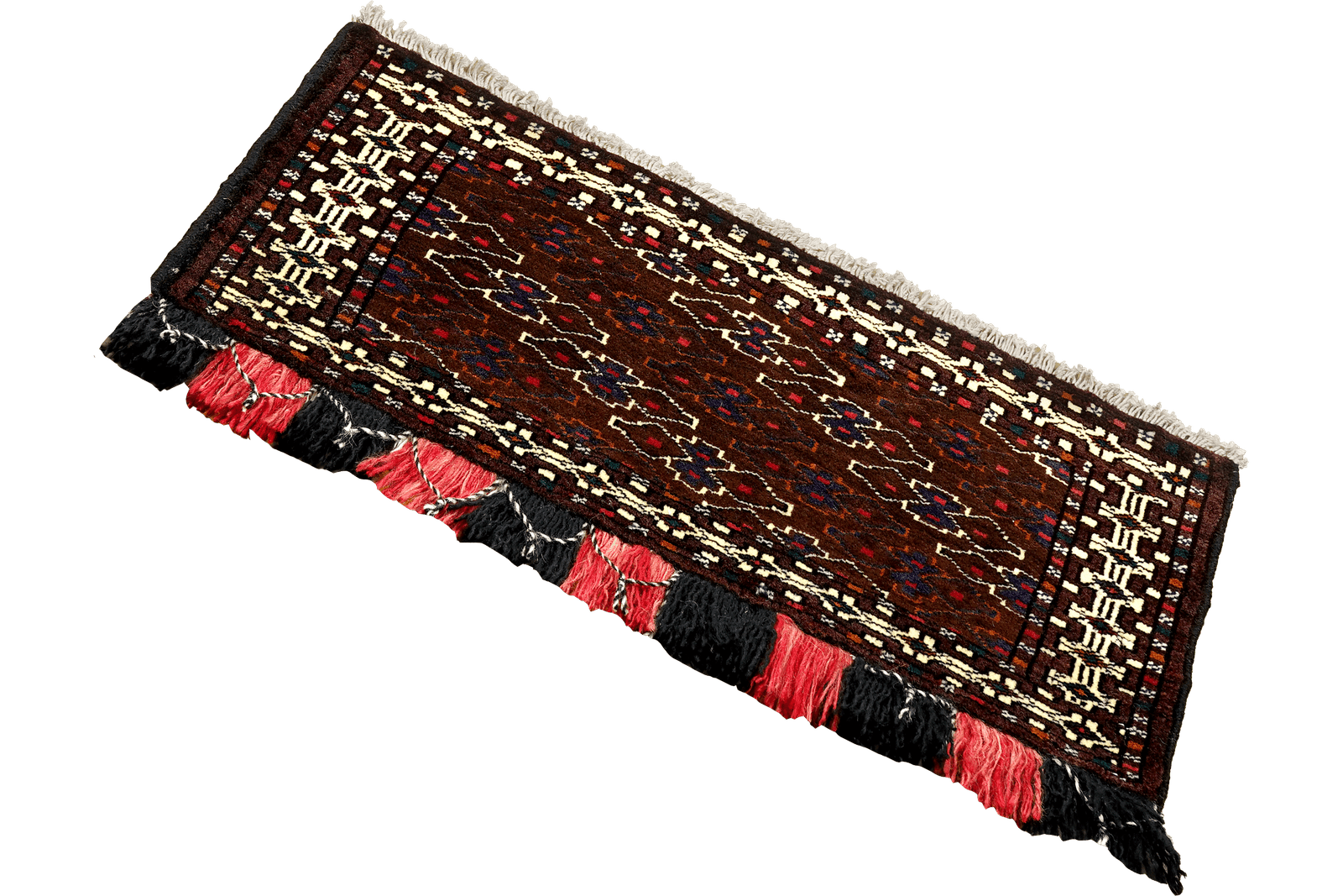 Turkman — Hand-knotted, 73x34 cm, Multicolor, 100% Virgin Wool | View 5