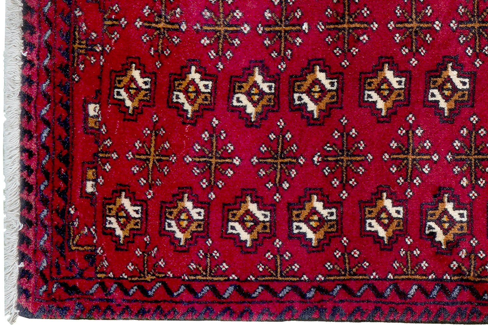 Belutch — Hand-knotted, 60x292 cm, Red, 100% Virgin Wool | View 3