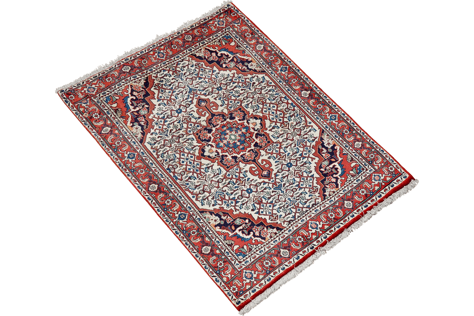 Bidjar Zandjan — Hand-knotted, 102x146 cm, Beige, 100% Virgin Wool | View 4