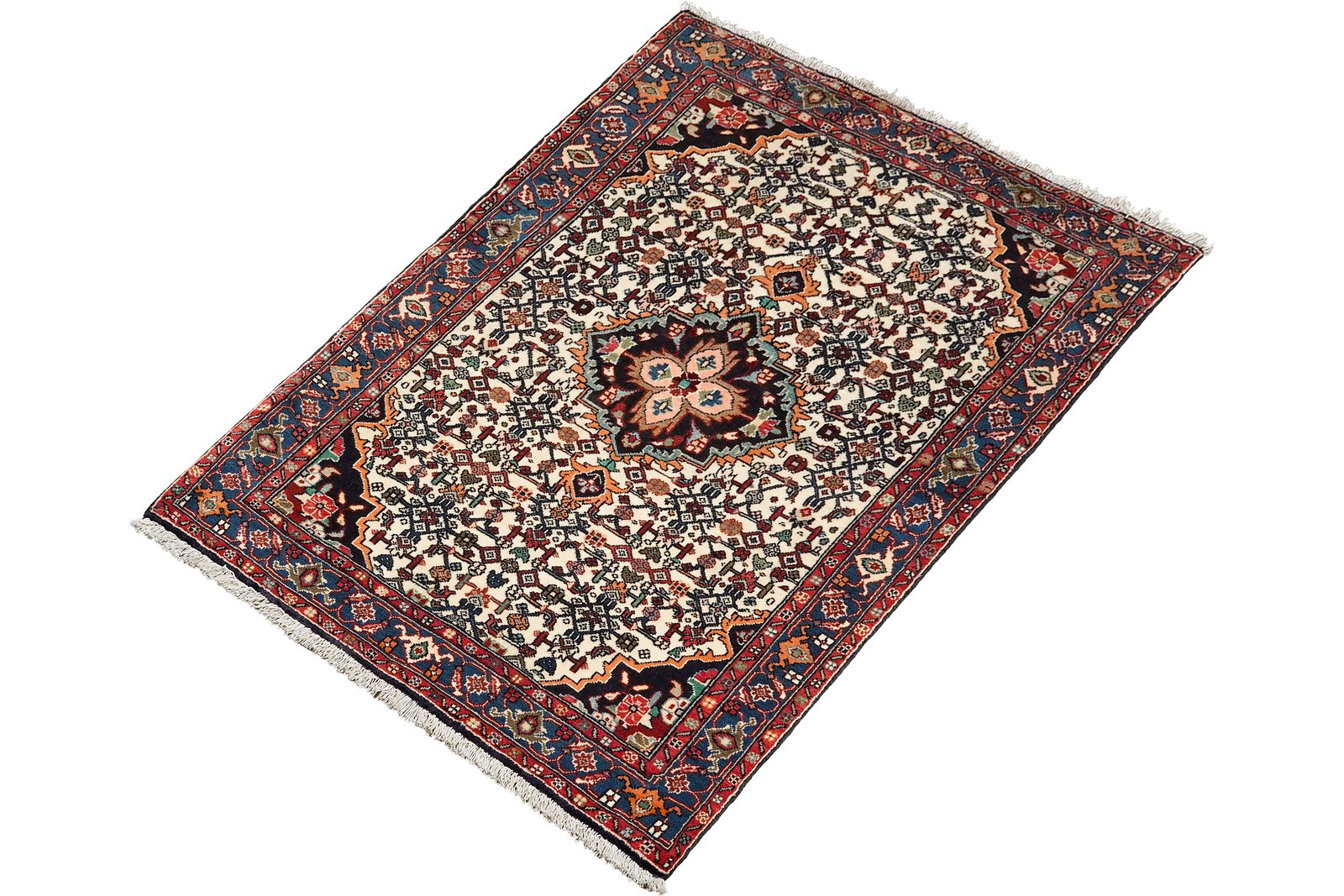 Bidjar Zandjan — Hand-knotted, 100x152 cm, Beige, 100% Virgin Wool | View 5