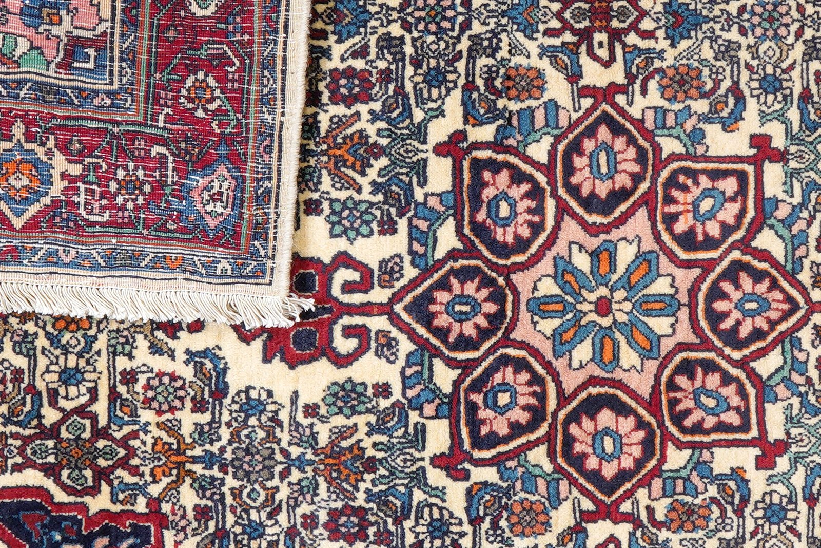 Bidjar Zandjan — Hand-knotted, 112x158 cm, Beige, 100% Virgin Wool | View 7