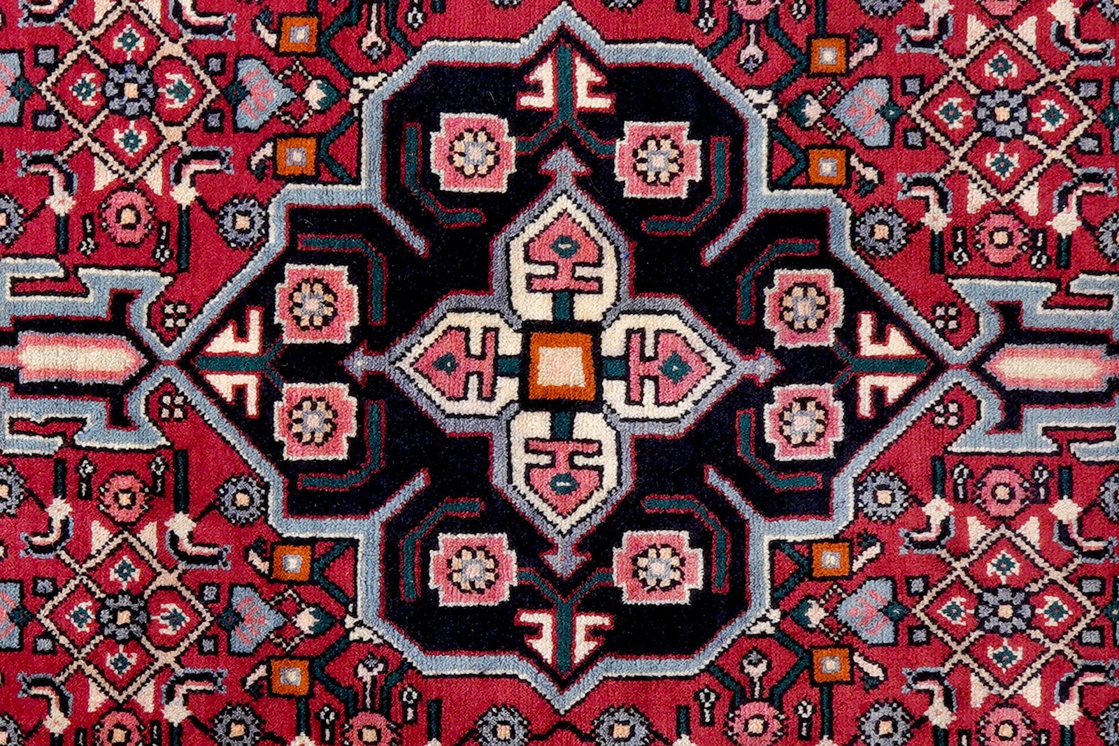 Bidjar Zandjan — Hand-knotted, 103x168 cm, Red, 100% Virgin Wool | View 6