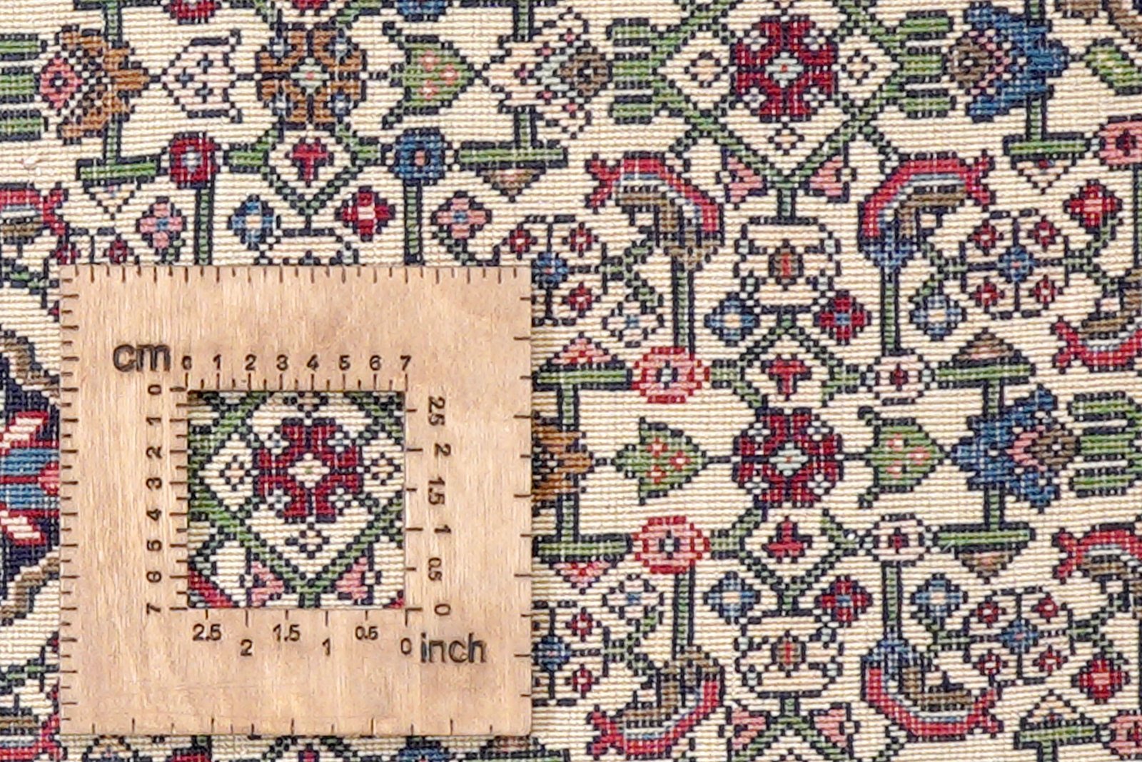 Bidjar Zandjan — Hand-knotted, 101x171 cm, Beige, 100% Virgin Wool | View 8