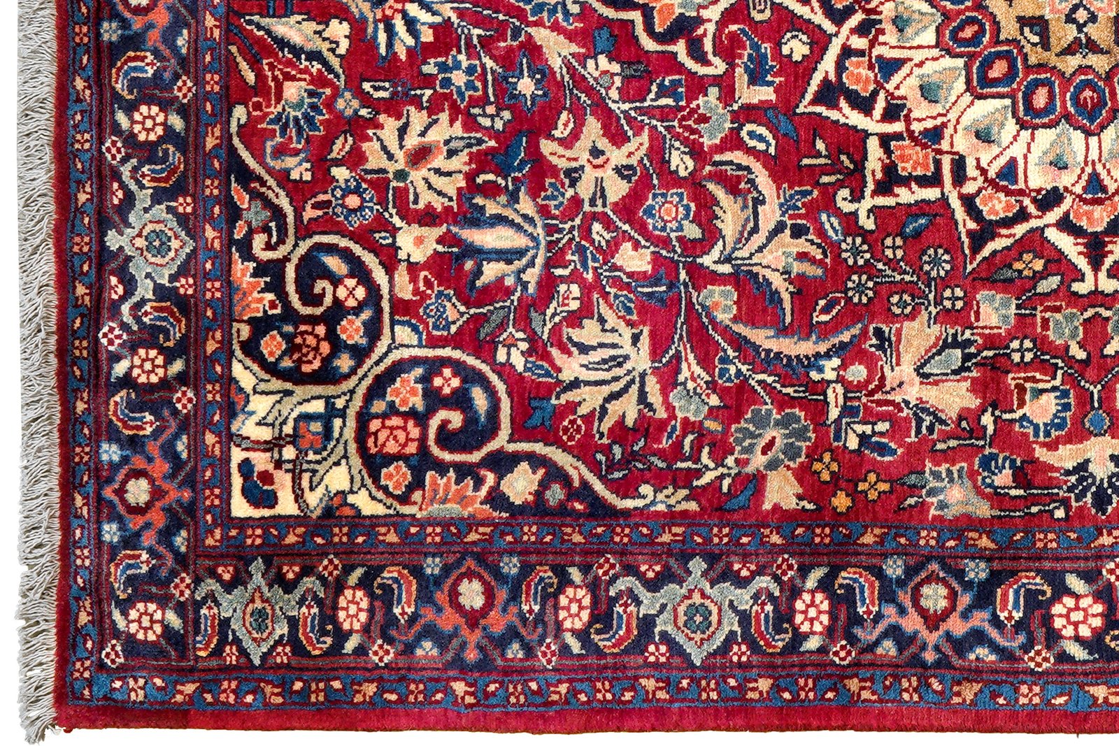Bidjar Zandjan — Hand-knotted, 103x142 cm, Red, 100% Virgin Wool | View 3