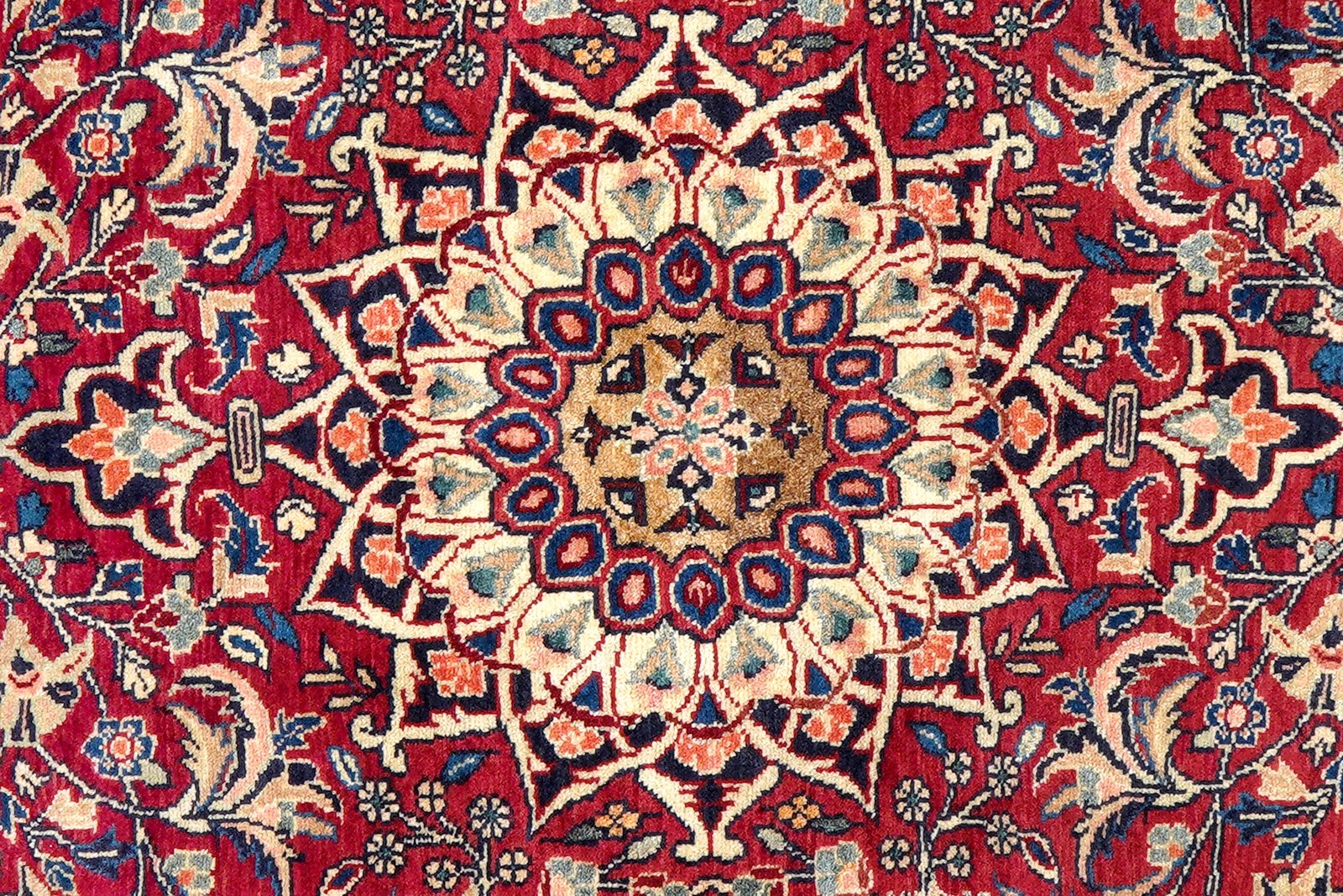 Bidjar Zandjan — Hand-knotted, 103x142 cm, Red, 100% Virgin Wool | View 6