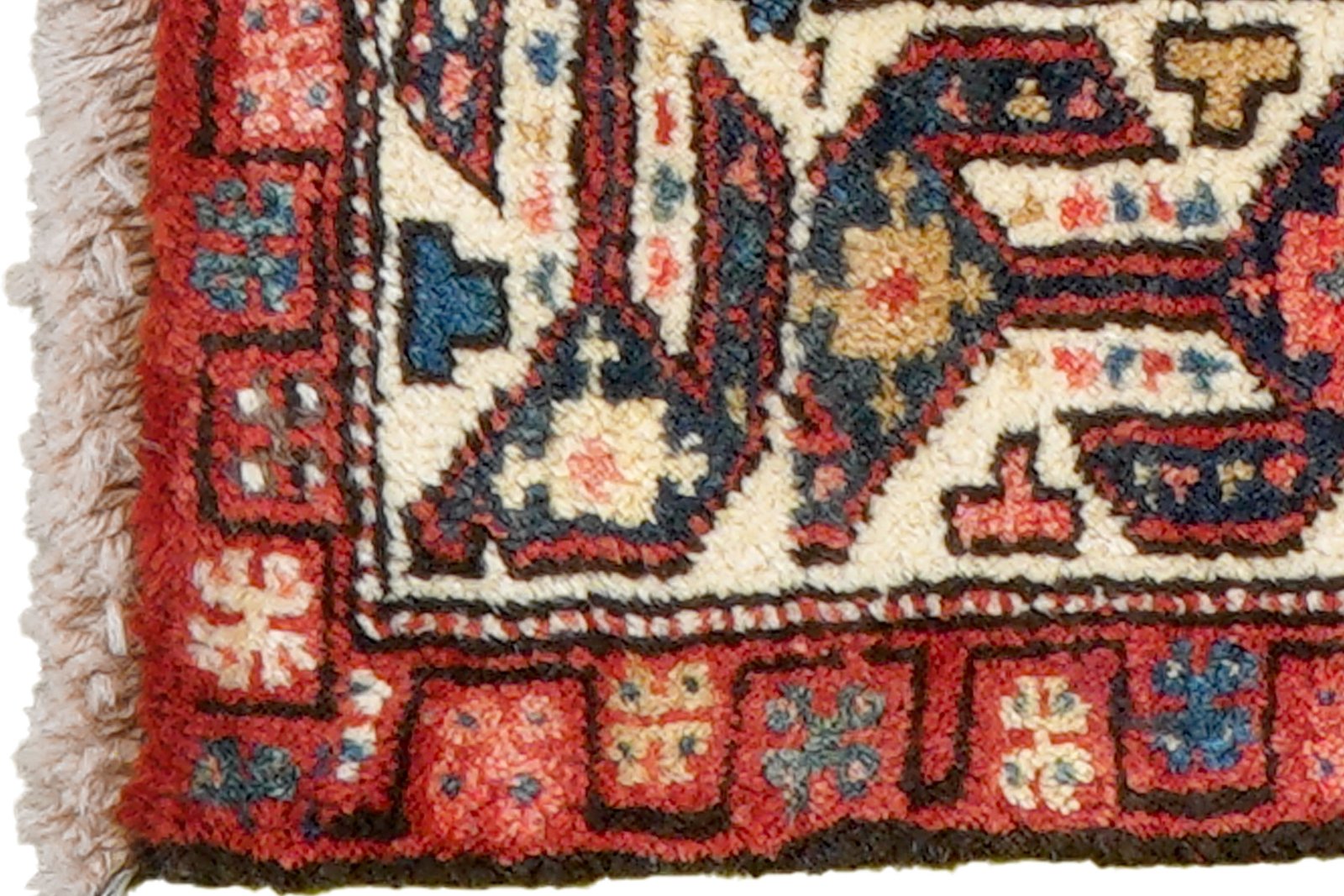 Shahsavan — Hand-knotted, 106x53 cm, Blue, 100% Virgin Wool | View 3