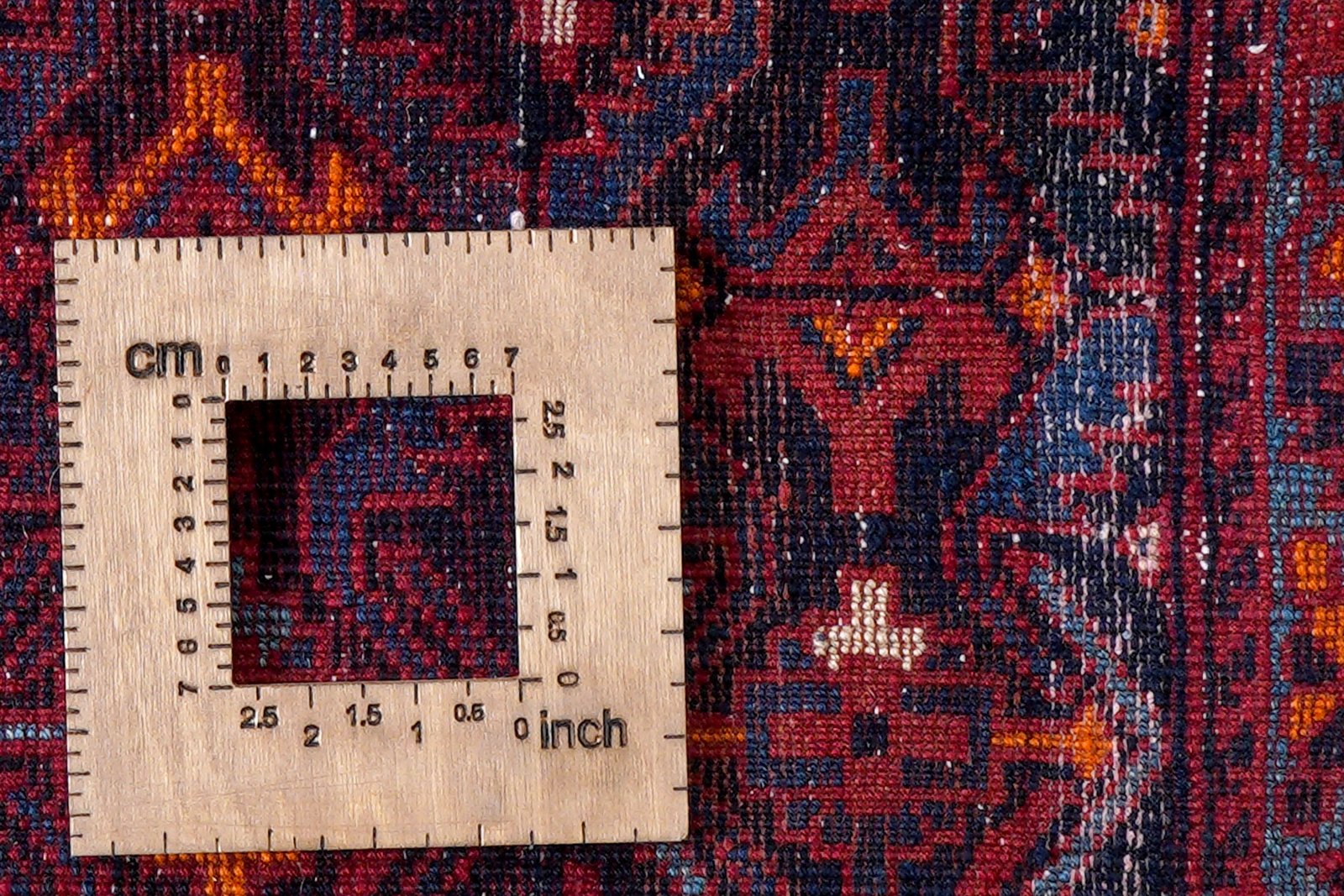 Afshar — Hand-knotted, 82x57 cm, Blue, 100% Virgin Wool | View 8