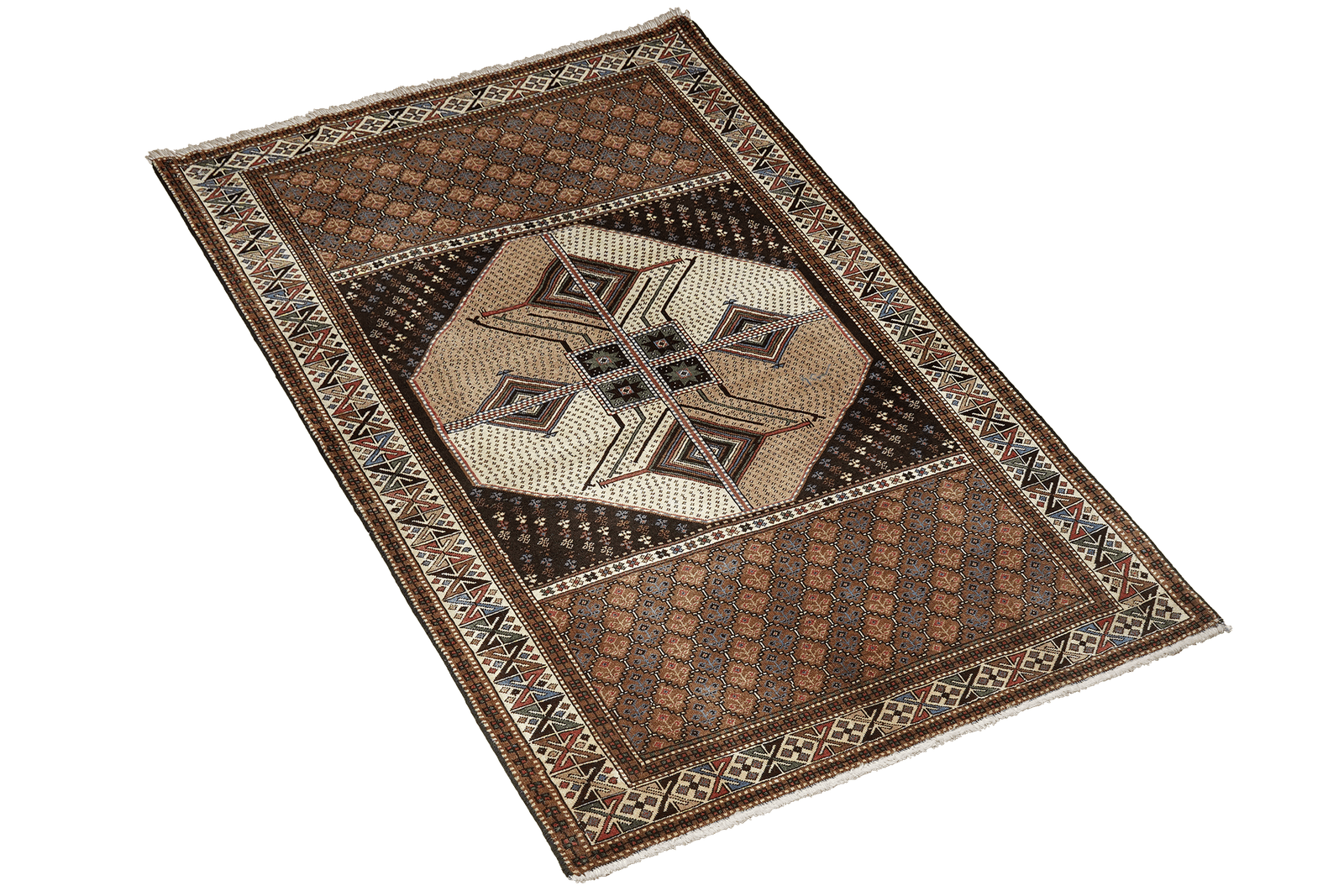 Heritage — Hand-knotted, 108x188 cm, Brown, 100% Virgin Wool | View 4