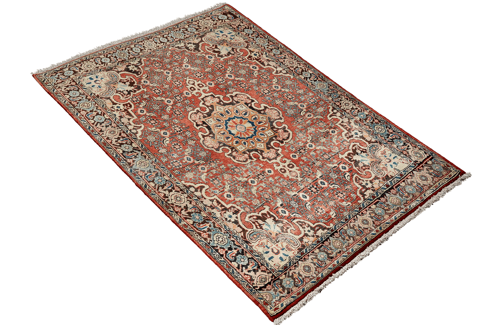 Heritage — Hand-knotted, 107x172 cm, Red, 100% Virgin Wool | View 4