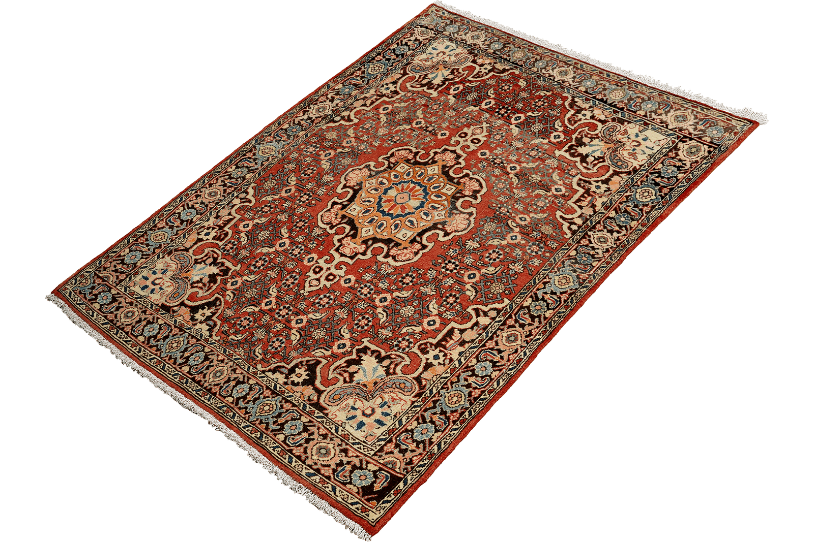 Heritage — Hand-knotted, 107x172 cm, Red, 100% Virgin Wool | View 5