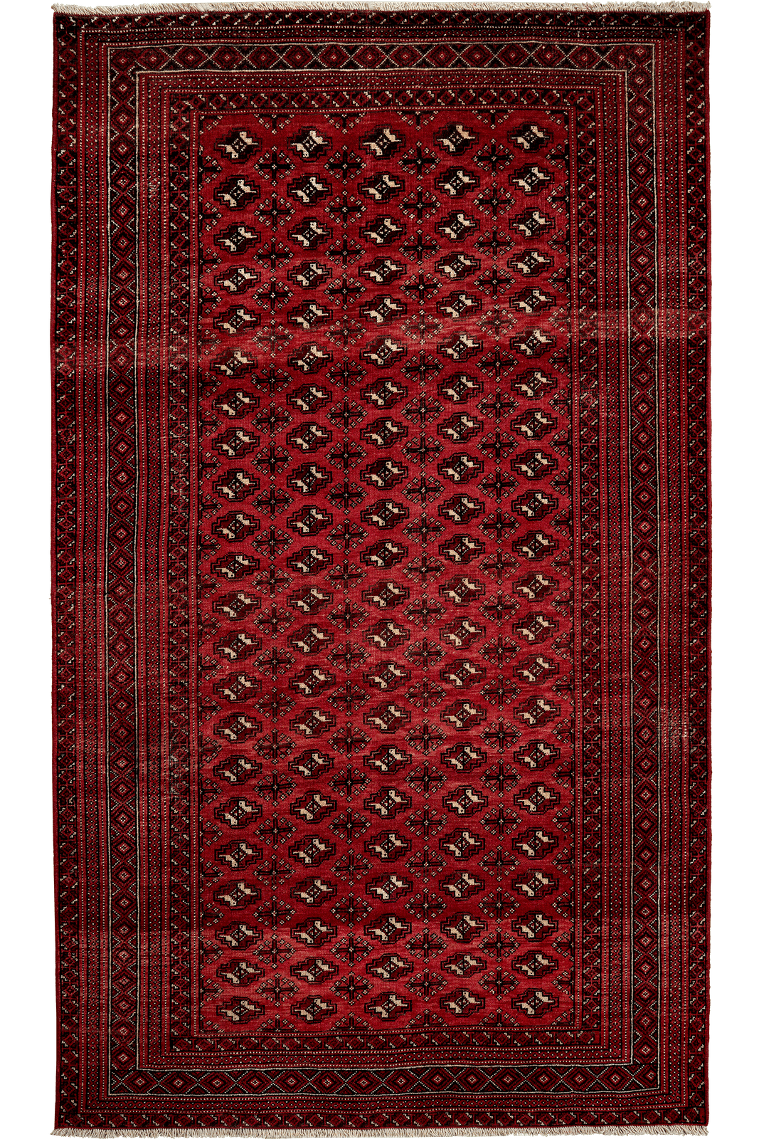 Heritage — Hand-knotted, 136x236 cm, Red, 100% Virgin Wool | Main view