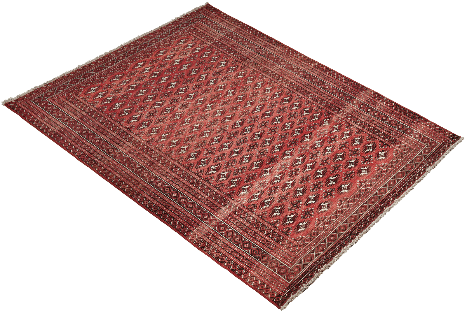 Heritage — Hand-knotted, 136x236 cm, Red, 100% Virgin Wool | View 4