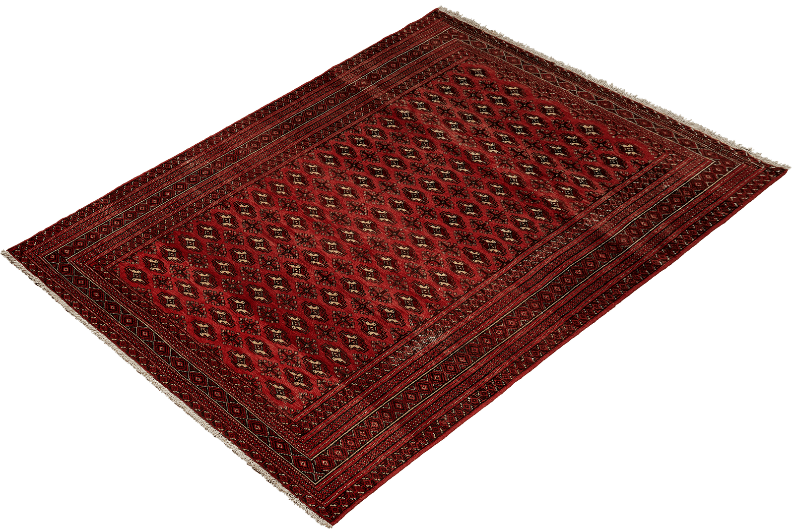 Heritage — Hand-knotted, 136x236 cm, Red, 100% Virgin Wool | View 5