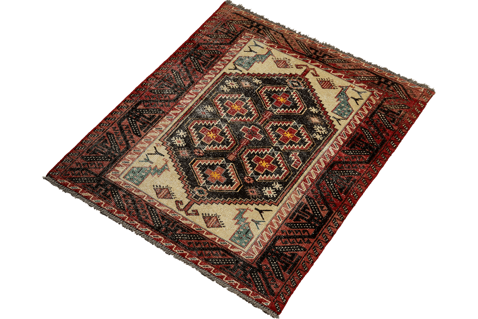 Heritage — Hand-knotted, 104x158 cm, Beige, 100% Virgin Wool | View 5