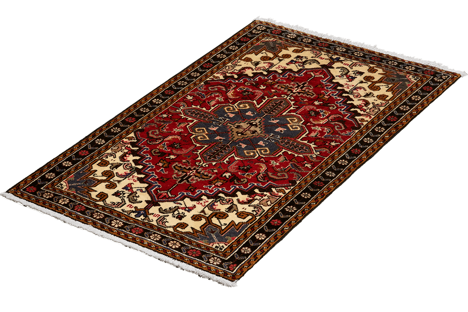 Mehrewan — Hand-knotted, 102x150 cm, Red, 100% Virgin Wool | View 5