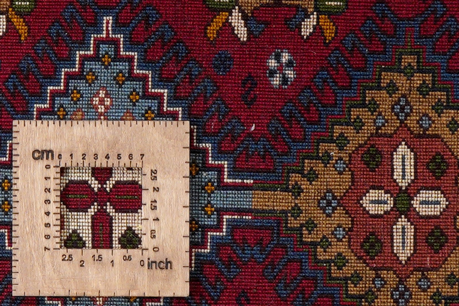 Yalameh — Hand-knotted, 84x191 cm, Red, 100% Virgin Wool | View 8