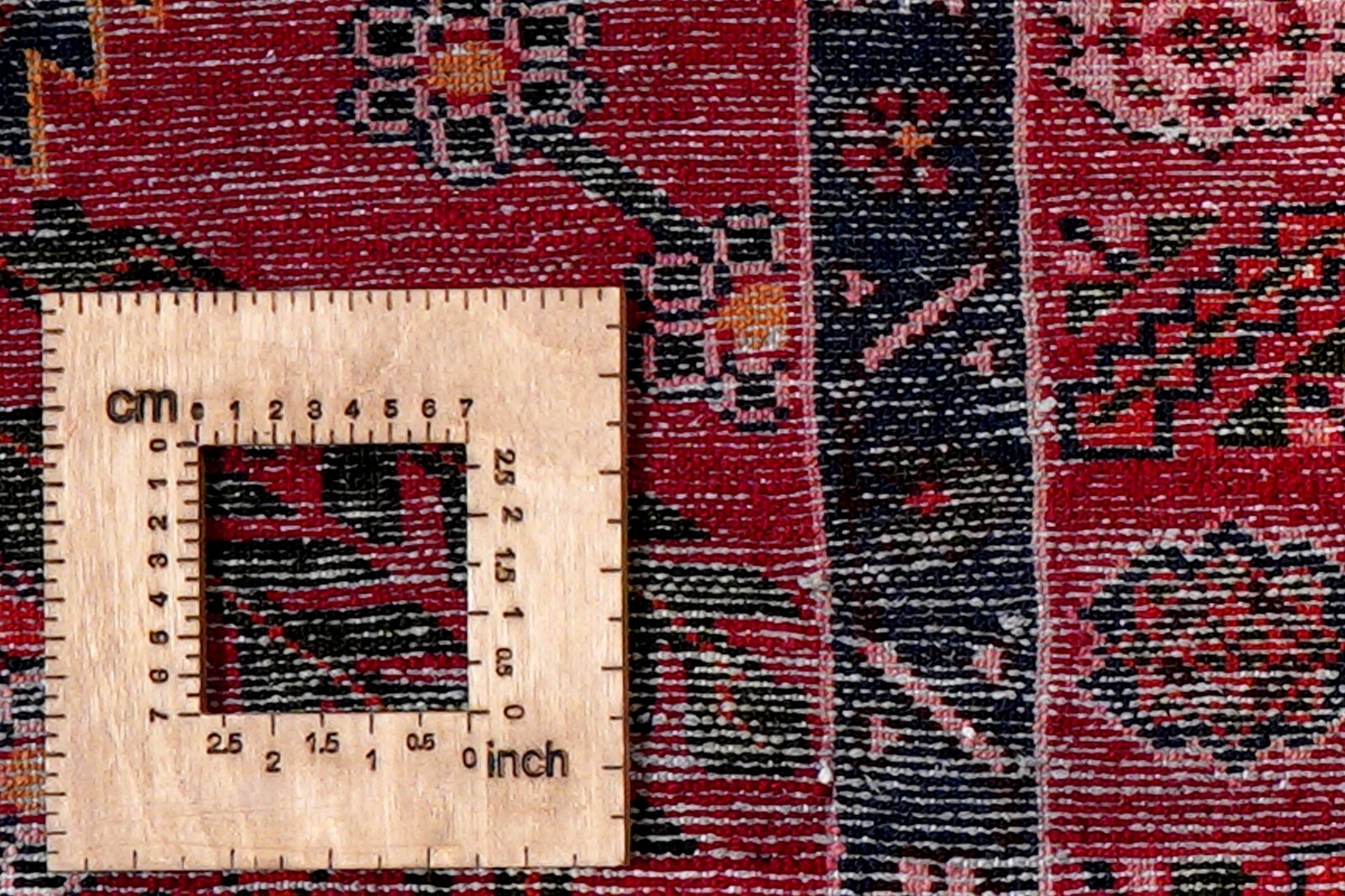 Shahsavan — Hand-knotted, 154x227 cm, Black, 100% Virgin Wool | View 8