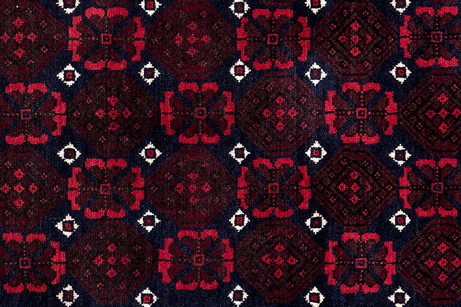 Belutch — Hand-knotted, 105x191 cm, Blue, 100% Virgin Wool | View 6