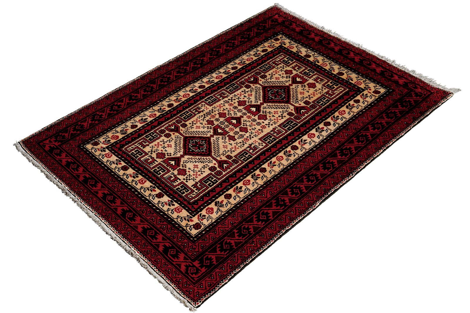 Belutch — Hand-knotted, 111x202 cm, Multicolor, 100% Virgin Wool | View 5
