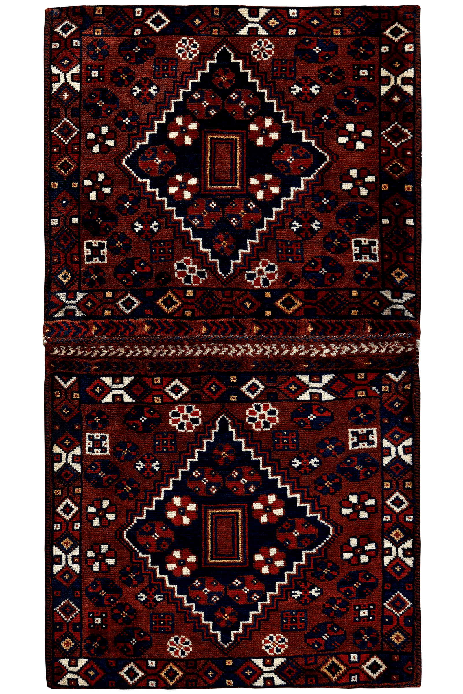 Khorjin — Handmade, 69x123 cm, Multicolor, 100% Virgin Wool | Main view