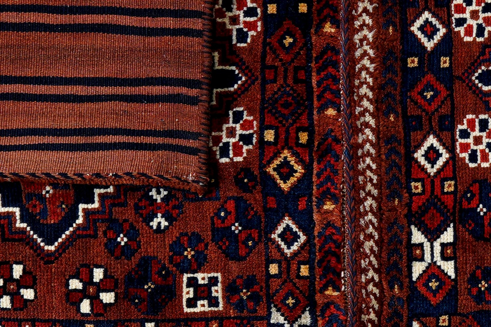 Khorjin — Handmade, 69x123 cm, Multicolor, 100% Virgin Wool | View 8