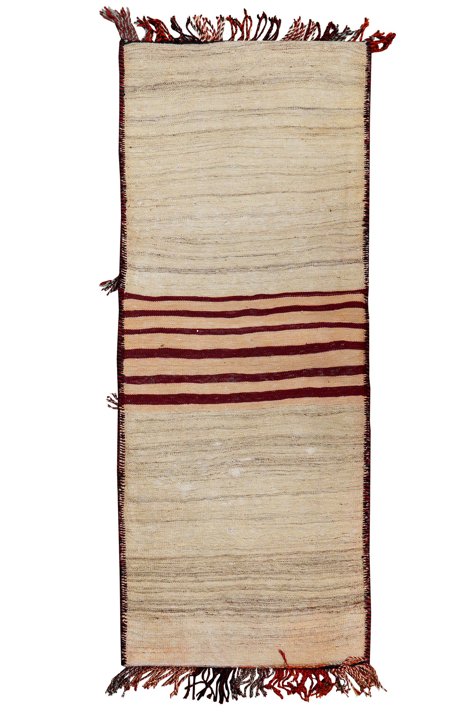 Khorjin — Handgefertigt, 89x48 cm, Rot, 100% Virgin Wool | Detail view