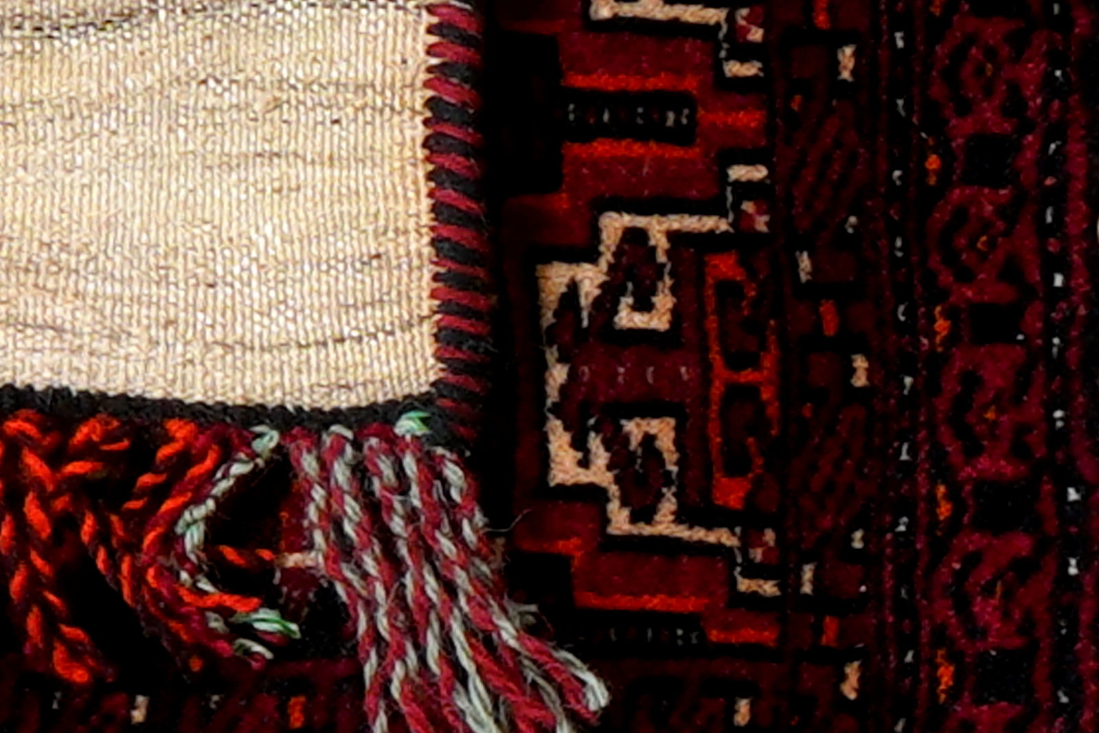 Khorjin — Handgefertigt, 89x48 cm, Rot, 100% Virgin Wool | View 7