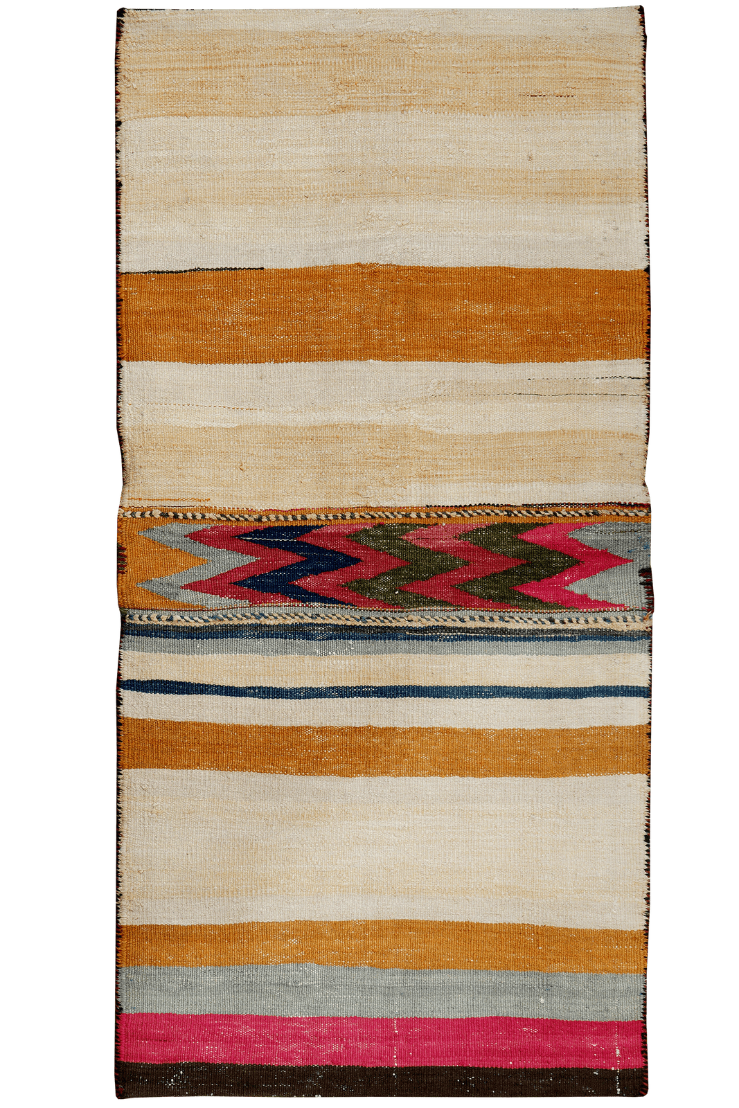 Khorjin — Handmade, 69x114 cm, Multicolor, 100% Virgin Wool | View 3