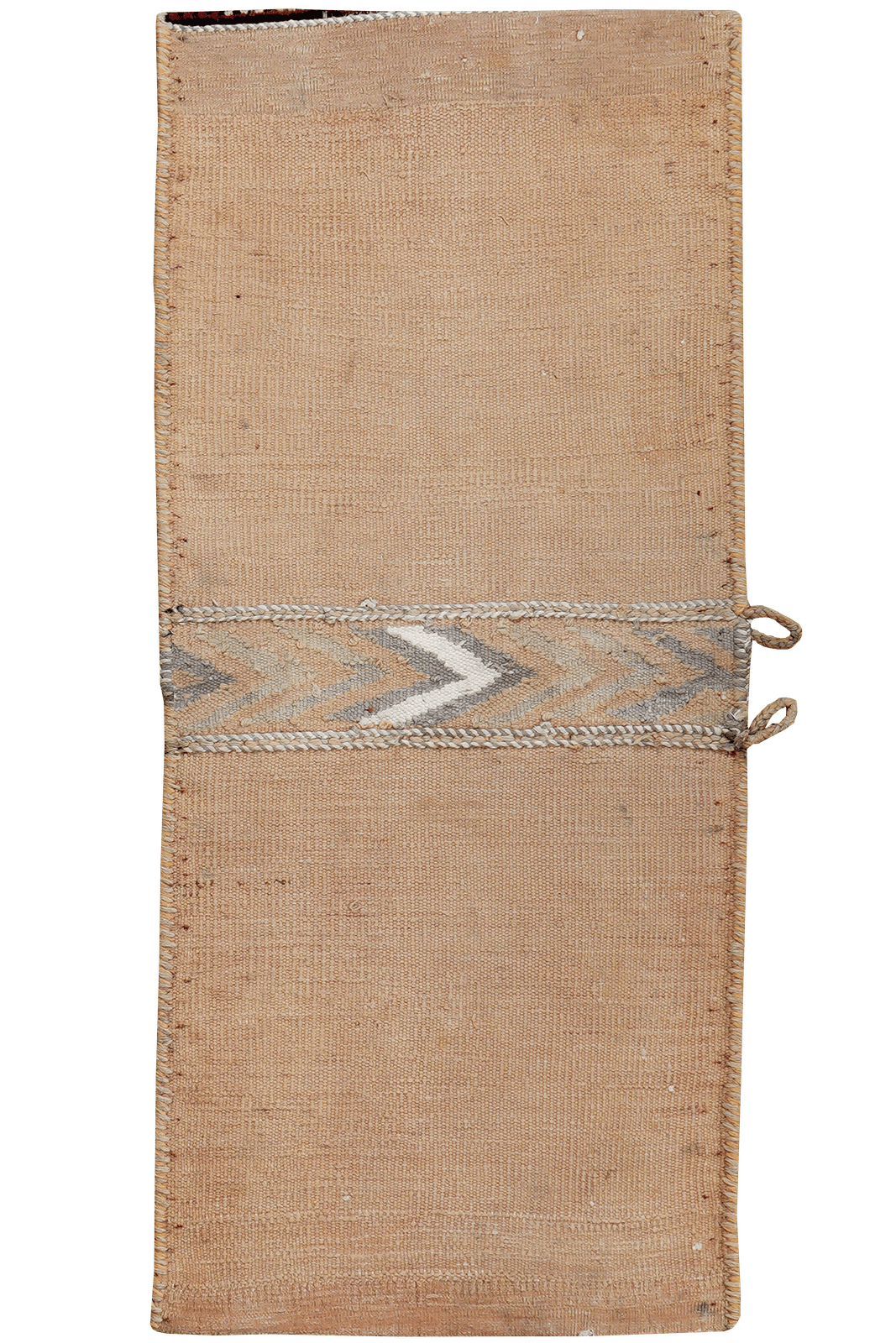 Khorjin — Handmade, 40x87 cm, Beige, 100% Virgin Wool | View 3